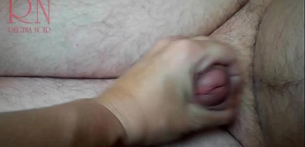 I touch my boyfriend&039;s dick in the morning. I play with cock.